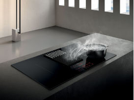 картинка Варочная панель с вытяжкой ELICA NIKOLATESLA LIBRA BL/A/83 (УЦЕНКА) от магазина SEFI