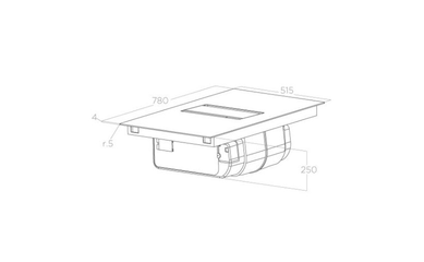 картинка Варочная панель с вытяжкой ELICA NIKOLATESLA ALPHA BL/A/78 от магазина SEFI