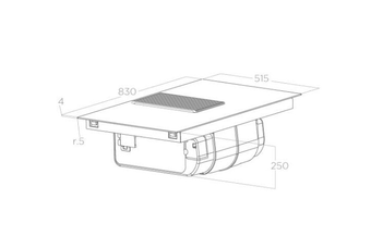 картинка Elica варочная панель с вытяжкой NIKOLATESLA PRIME S BL/A/83 от магазина SEFI