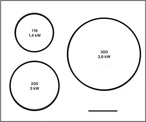картинка Индукционная варочная панель ELICA Ratio 603 BL от магазина SEFI
