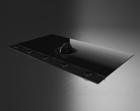 картинка Варочная панель с вытяжкой ELICA UNPLUGGED BL/A/90 от магазина SEFI