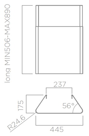 картинка ELICA Декоративный дымоход KIT0010439 от магазина SEFI
