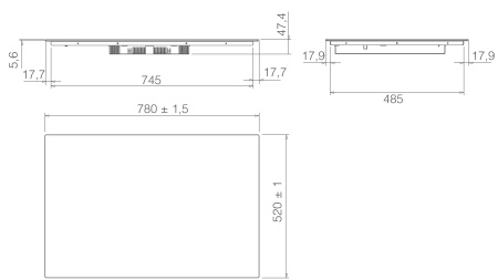 картинка Elica варочная панель RATIO CONNEX 804 PLUS BL от магазина SEFI