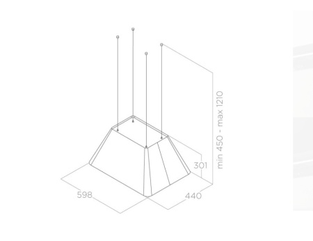 картинка Вытяжка ELICA IKONA LIGHT BL MAT/F/60 от магазина SEFI