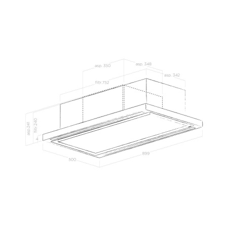 картинка Вытяжка ELICA CLOUD SEVEN IX/F/90 от магазина SEFI