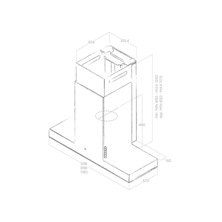 картинка Вытяжка ELICA HAIKU IX/A/90 от магазина SEFI