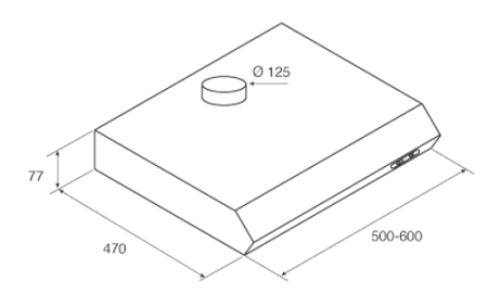 картинка Вытяжка JETAIR LIGHT IX/F/60 от магазина SEFI