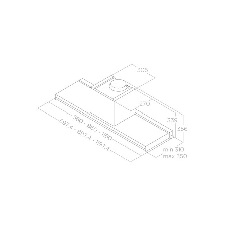 картинка Вытяжка ELICA LEVER IX/A/56 от магазина SEFI