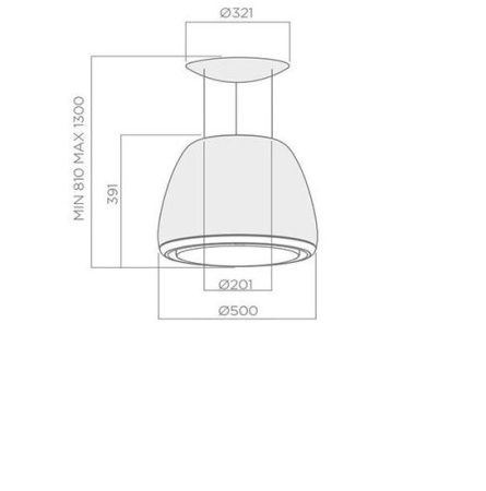 картинка Вытяжка ELICA EDITH HEAVYMETAL/F/50 от магазина SEFI