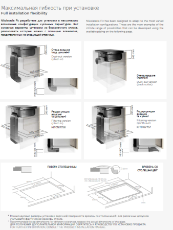 картинка Варочная панель с вытяжкой ELICA NIKOLATESLA FIT BL/A/60 от магазина SEFI