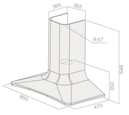 картинка Вытяжка ELICA SWEET COPPER/A/85+CAM от магазина SEFI