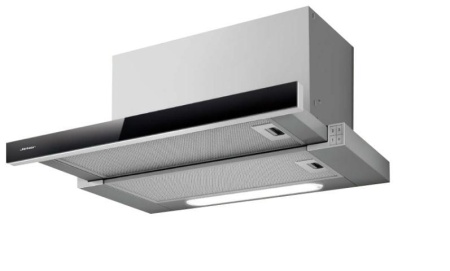 картинка Вытяжка JETAIR BETTA 60/GR/BK GL LED от магазина SEFI