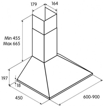 картинка Вытяжка JETAIR GAIA WH/A/60 от магазина SEFI