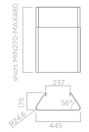 картинка ELICA Декоративный дымоход KIT0010700 от магазина SEFI