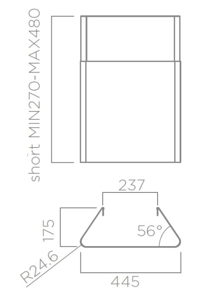 картинка ELICA Декоративный дымоход KIT0010700 от магазина SEFI