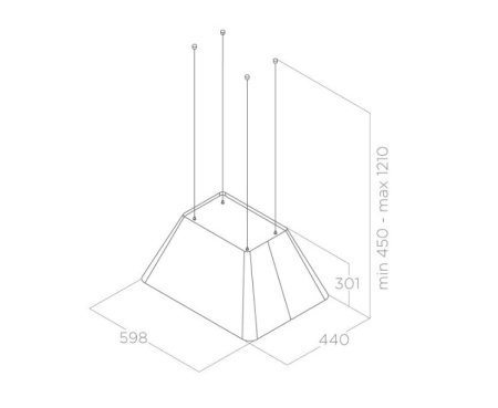 картинка Вытяжка ELICA IKONA LIGHT IX/F/60 от магазина SEFI