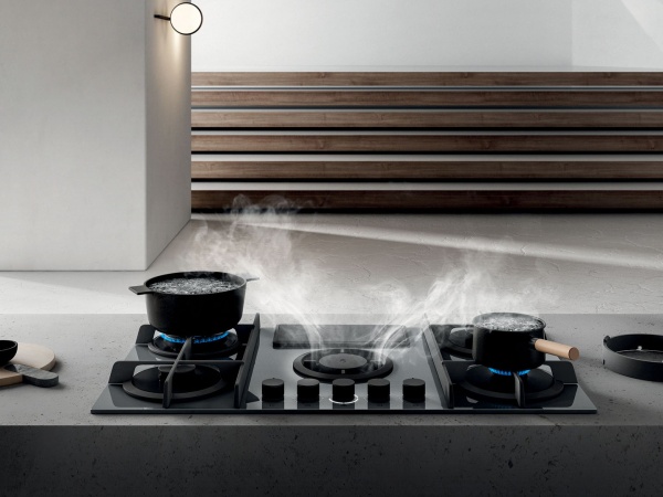 картинка Варочная панель с вытяжкой ELICA NIKOLATESLA FLAME GR/A/88 от магазина SEFI