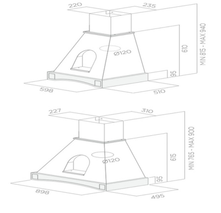 картинка Вытяжка ELICA MENSOLA WH/A/90 T.GREZZO от магазина SEFI