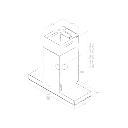 картинка Вытяжка ELICA HAIKU WH/A/90 от магазина SEFI