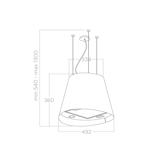 картинка Вытяжка ELICA JUNO URBAN ZINC/F/50 от магазина SEFI