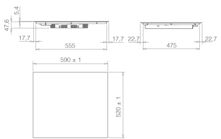 картинка Elica варочная панель RATIO CONNEX 603 PLUS BL от магазина SEFI